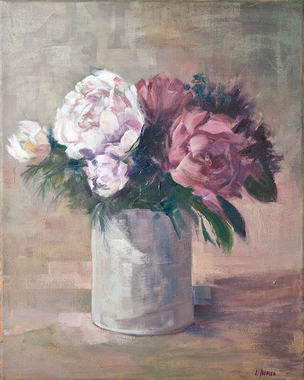 017 Oil Canvas Floral Painting