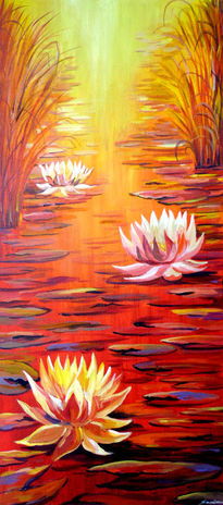 Lotus and Pond