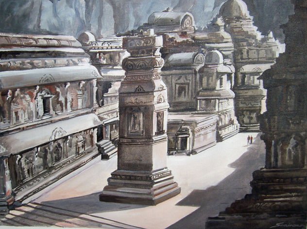 Kailash Temple in Ellora , India