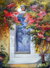 Beauty of Flowers Door