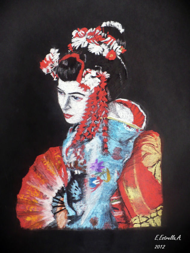 Geisha "hecha con pasteles"
