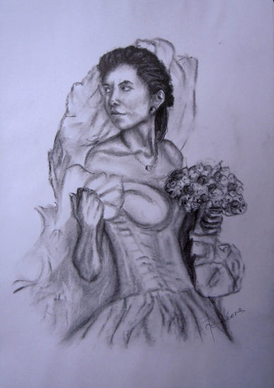 boceto 07-11 - de novia Charcoal