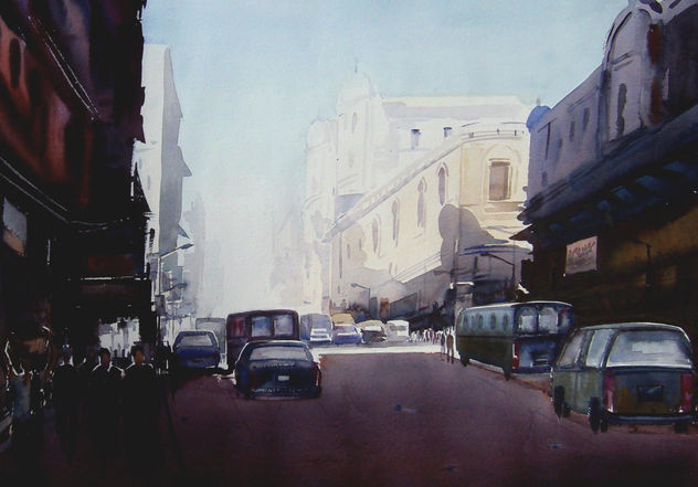 City Street at Early Morning II