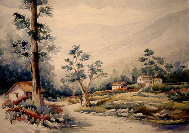 Himalayan Forest Watercolour Paper Landscaping