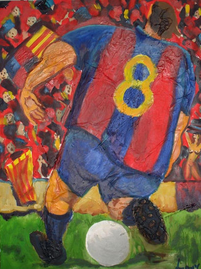 Barça Óleo Tabla Deportes