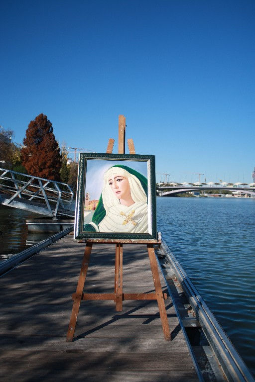 Oleo Virgen Esperanza de Triana