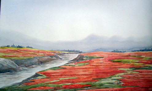 Flowers Valley Watercolour Paper Landscaping