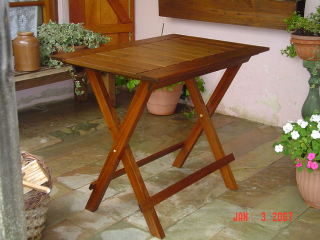 mesa plegable de lapacho ipe 