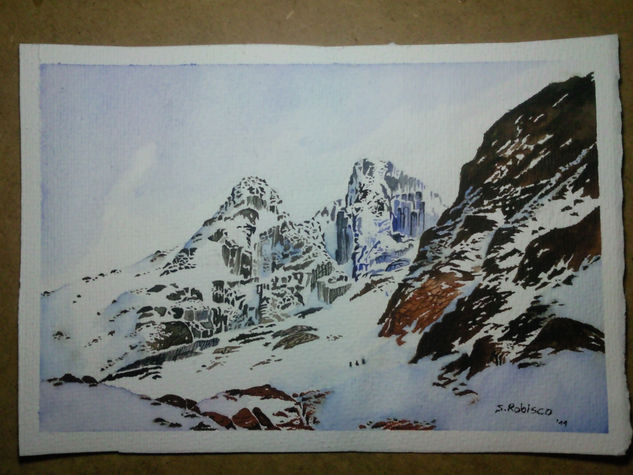 Expedición a la montaña Watercolour Paper Landscaping