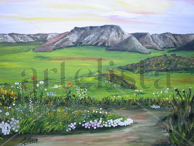 Monte Alto de Torres Oil Canvas Landscaping