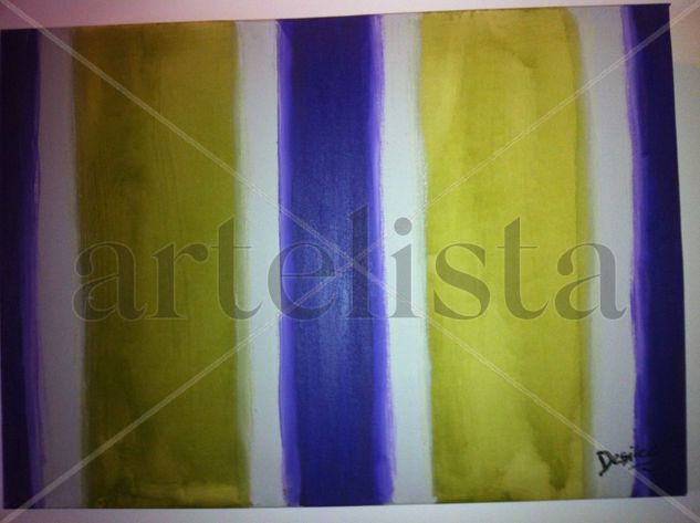 Lineas de Paz I Watercolour Canvas Others