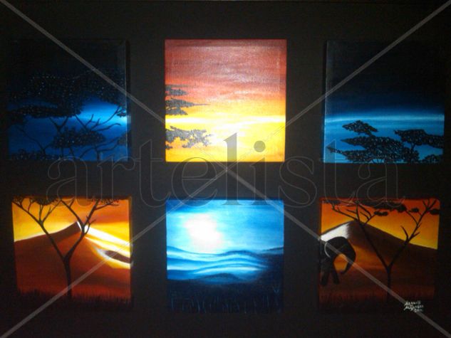 El Camino esta echo Acrylic Canvas Landscaping