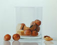 nuts in glass