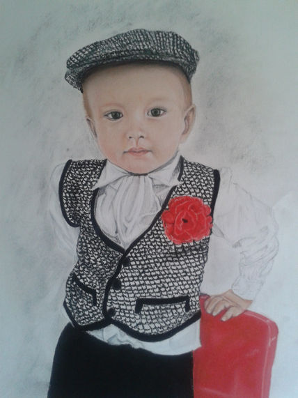 Retrato hijo bouso