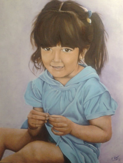 laura Oil Canvas Portrait