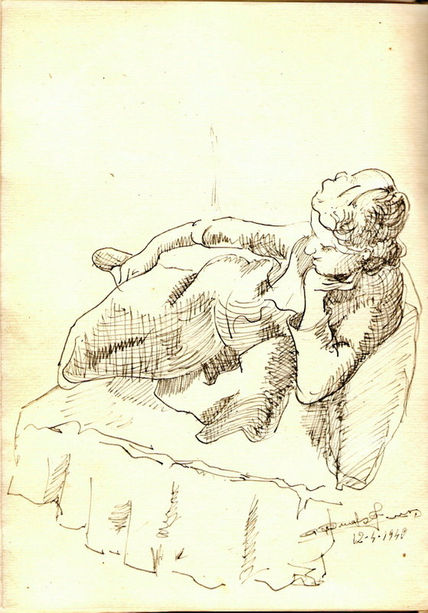 Mujer acostada
