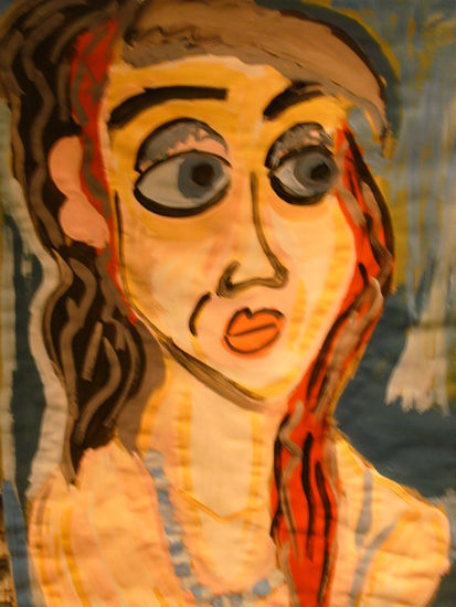 Retrato enero 2012 Acrylic Paper Landscaping