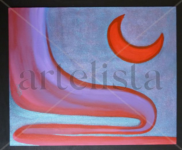 LUNA ENAMORADA Acrylic Canvas Others