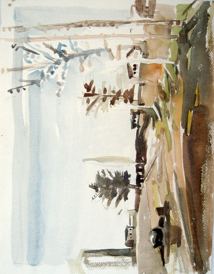 Silos David Watercolour Paper Landscaping