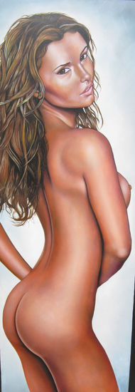 belleza latina Oil Panel Nude Paintings