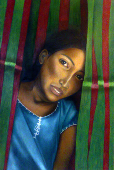 Guajira3 Oil Canvas Portrait