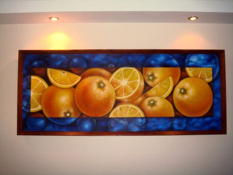 Naranjas en la noche
