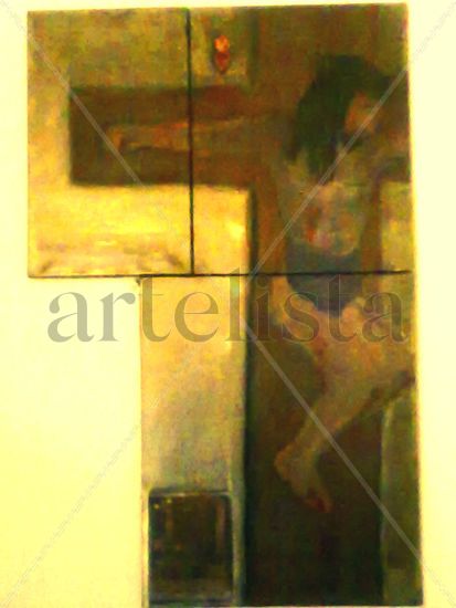 ecce hommo Oil Canvas Figure Painting