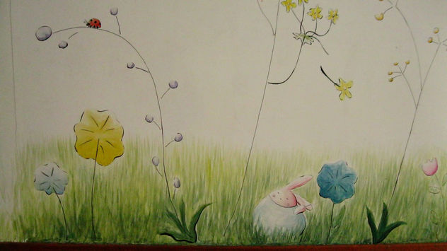 acrílico - florecillas