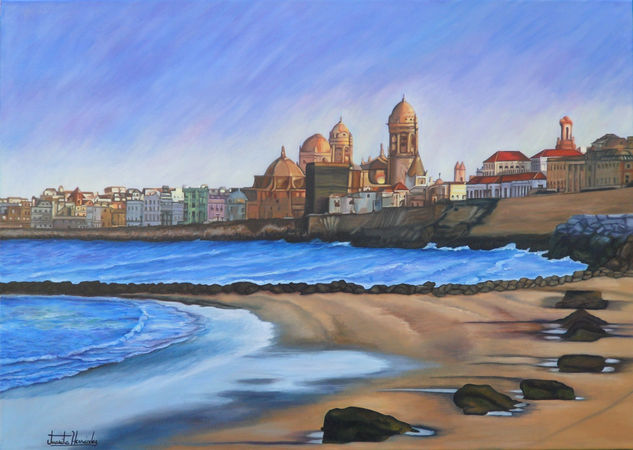 Cadiz Oil Canvas Marine Painting