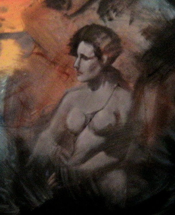 "Perseo liberando a andrómeda" (detalle de la princesa cautiva)