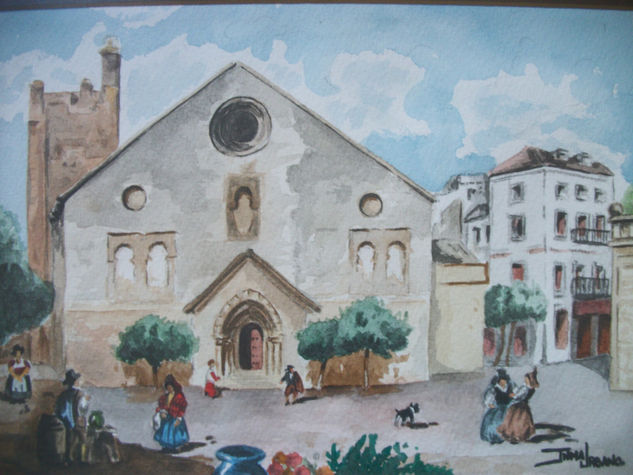 Iglesia de San Dionisio Watercolour Paper Landscaping