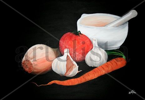 Bodegon de hortalizas