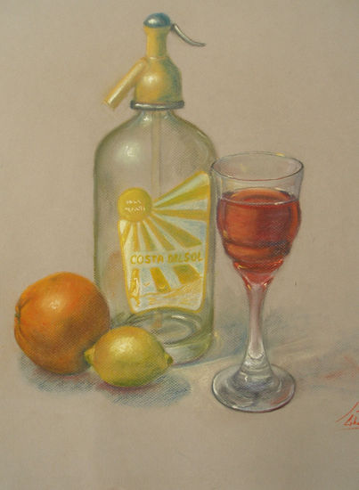 El sabor de mi memoria Pastel Paper Still Life Paintings