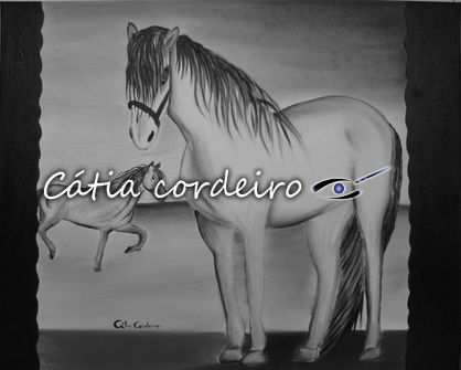 cavalo Oil Canvas Animals