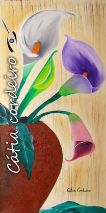 jarro Oil Canvas Floral Painting