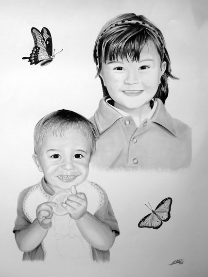 Retrato hermanos