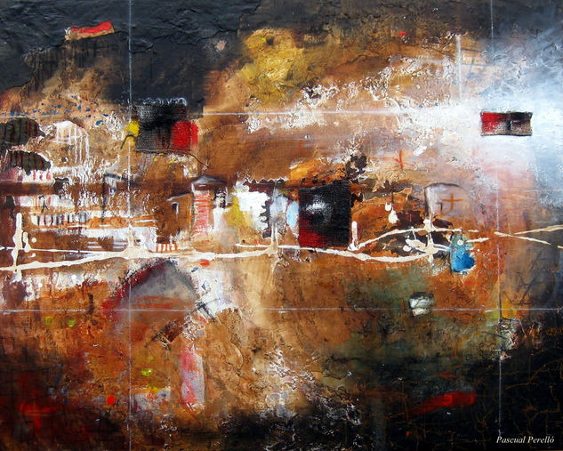 FAVELAS Mixed media Canvas Others