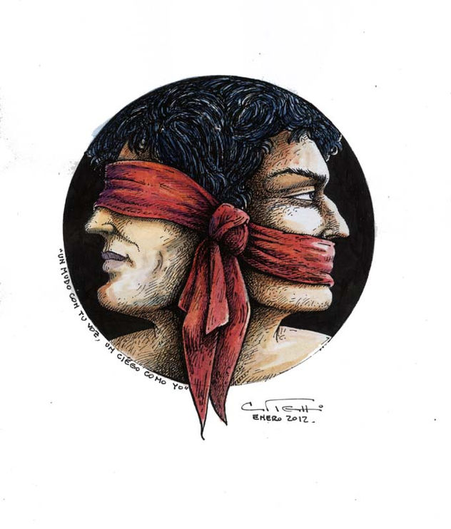 ciego y mudo