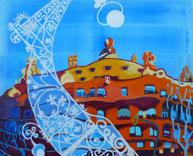 Morning Pedrera Oil Canvas Others