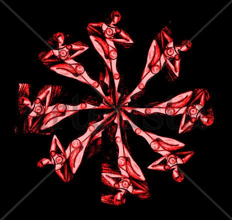 Molinete rojo