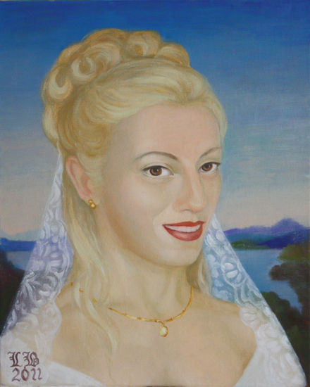 Rosa Oil Canvas Portrait