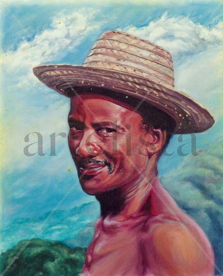 retrato de un campesino Oil Canvas Landscaping