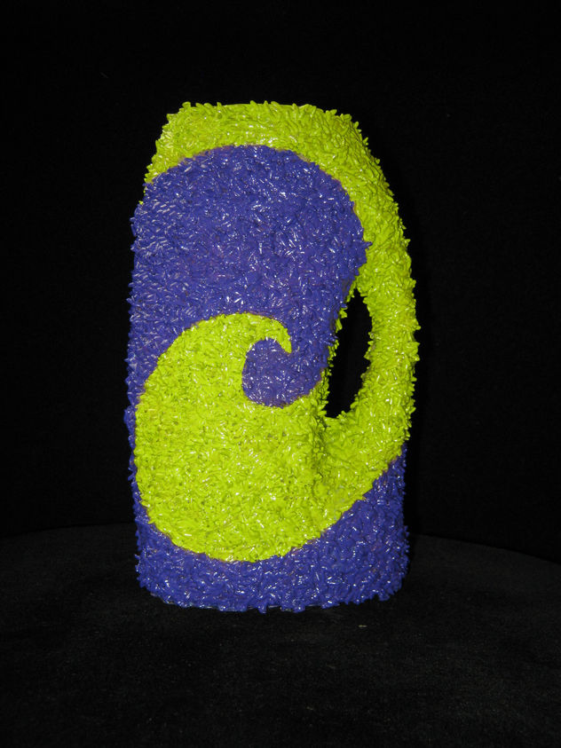 Vaso_onda_verde - Jarròn_ola_verde