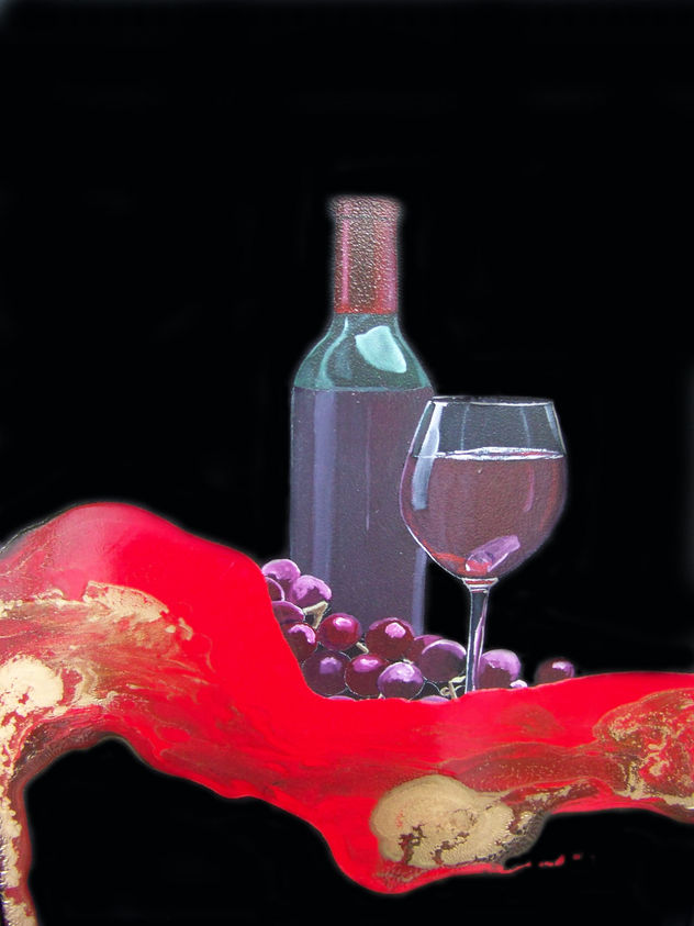 vino y uvas
