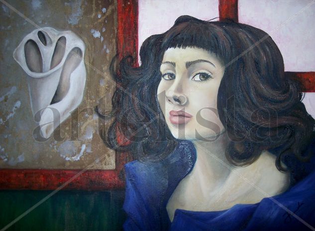Ayer Oil Canvas Figure Painting