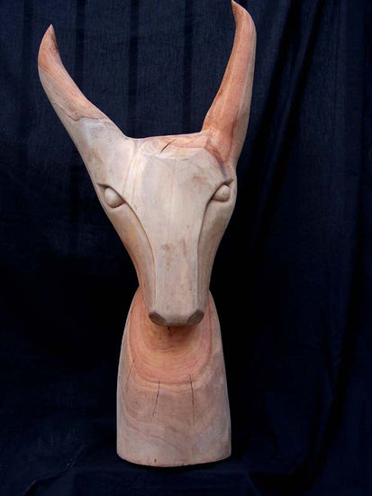 toro primigenio Wood Figurative