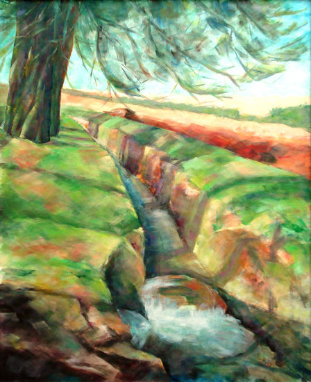 Acequia Acrylic Canvas Landscaping