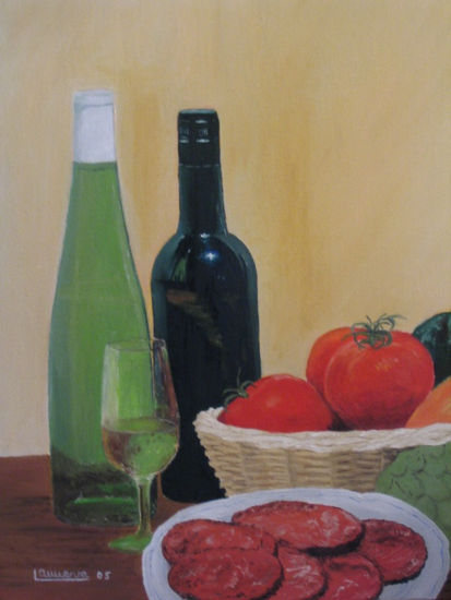 bodegon 3 Oil Canvas Still Life Paintings