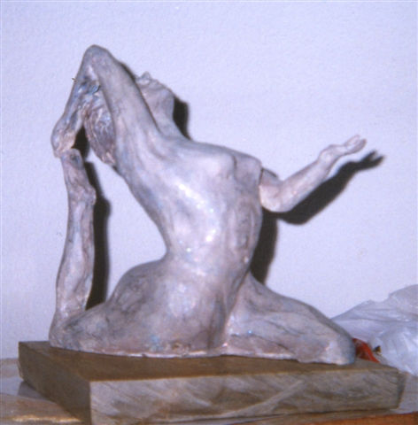 contorsionista Terracotta Figurative