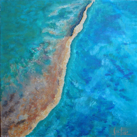 Tierra y mar Acrylic Canvas Landscaping